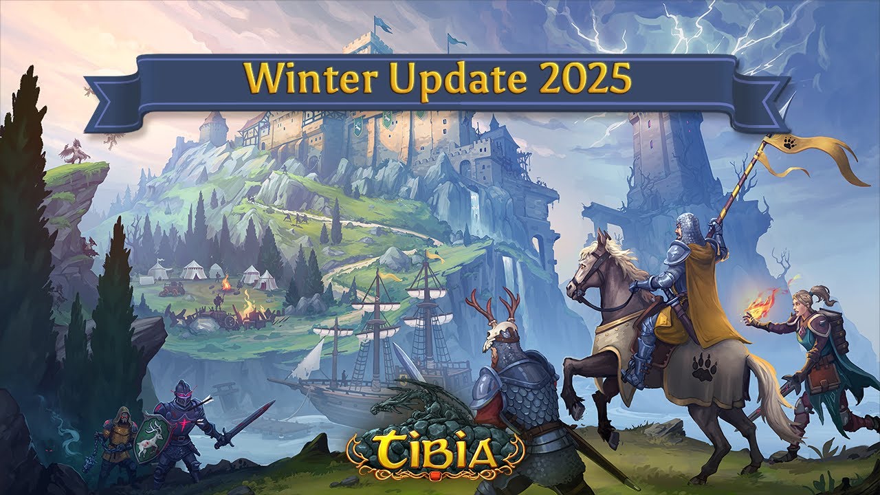 Трейлер зимнего обновления Tibia &mdash; улучшения качества жизни, новые задания и многое другое.