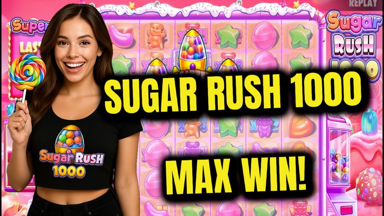 🍭 HUGE 25,000X SUGAR RUSH 1000 MAX WIN