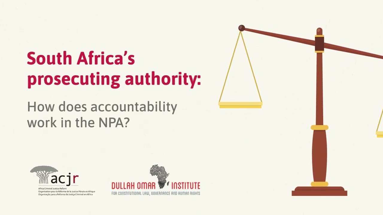 South Africa's prosecuting authority: How does Accountability work in the NPA?
