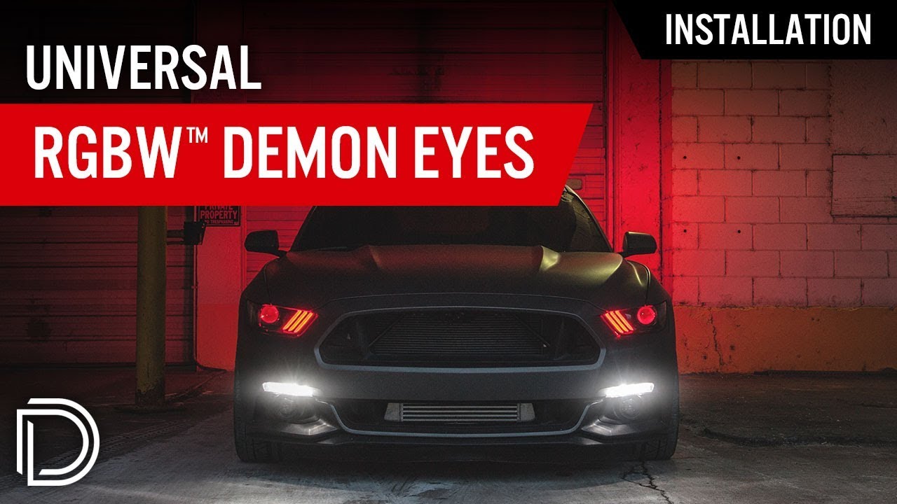 How to Install Universal RGBW™ Demon Eyes by Diode Dynamics