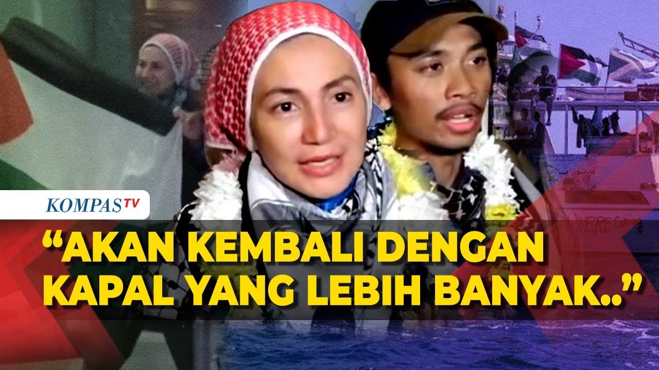 [FULL] Wanda Hamidah Tiba di Indonesia Usai Misi Global Sumud Flotilla ke Gaza: Free Palestine!