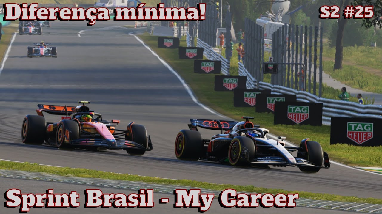 F1 25 - Pressão constante! - Sprint Brasil - My Career #25