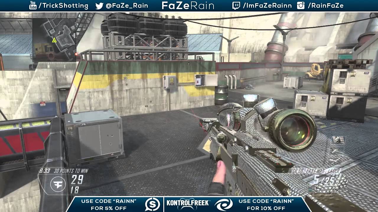 FaZe Rain : FFA TrickShotting Live Commentary Ep.26 (THREE GAMES!)