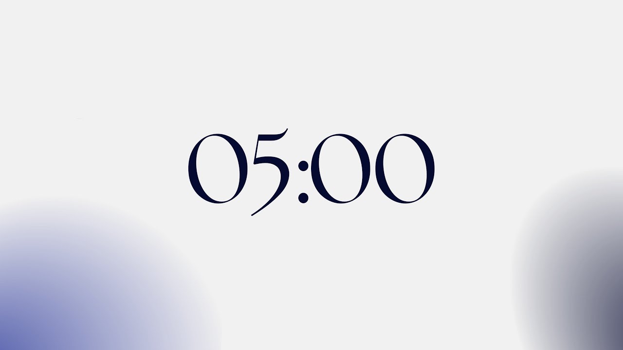 5 Minutes Silence | Focus & Breathe (No Music)