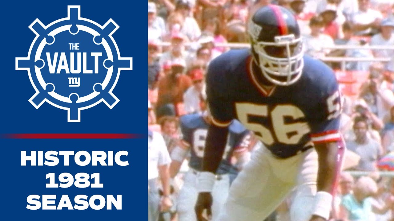 Relive Giants' Playoff-Clinching 1981 Season; Giants Draft Lawrence Taylor | New York Giants