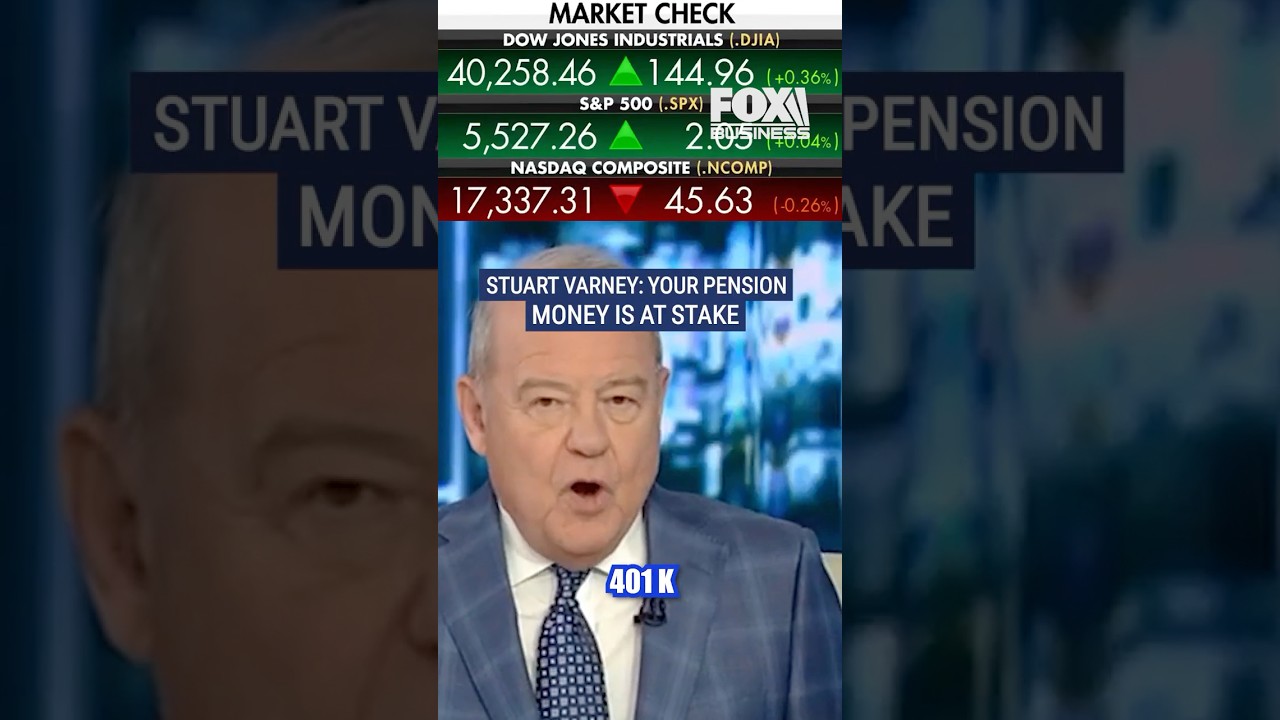 Stuart Varney: Your pension money is at stake #trump #earnings #magnificent7 #stocks #foxbusiness