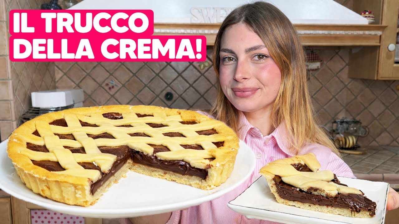 CROSTATA ALLA NUTELLA che resta MORBIDA: ricetta e trucchi per non far indurire la crema