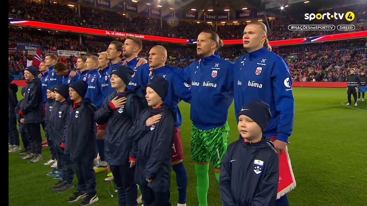 Norway vs Slovenia National Anthem - UEFA Nations League 2024/25