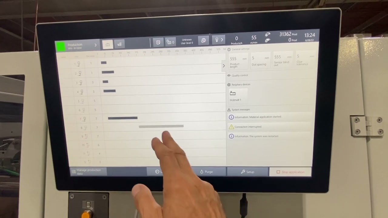 Baumerhhs XTS3 Glue Pattern Control