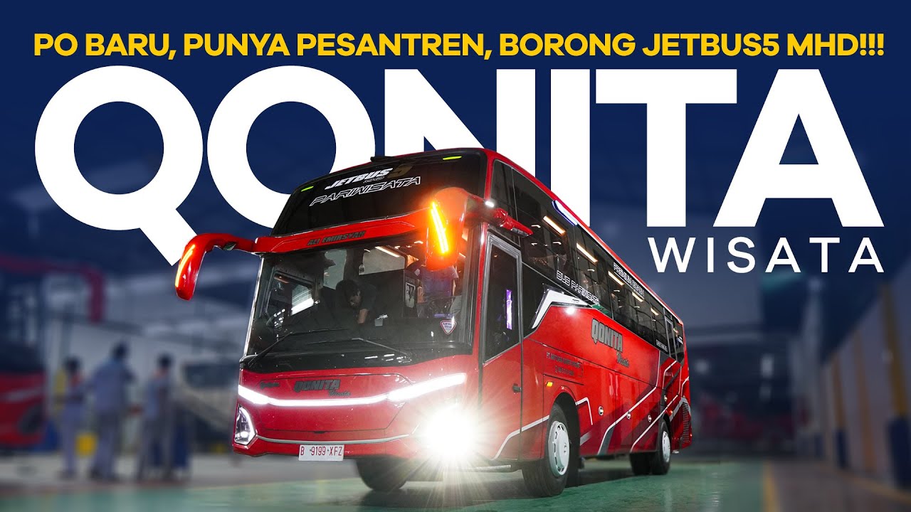 Qonita Wisata : PO Baru yang Punya Pesantren langsung Borong 2 Unit Jetbus5 MHD Hino RK280 EUR0 4