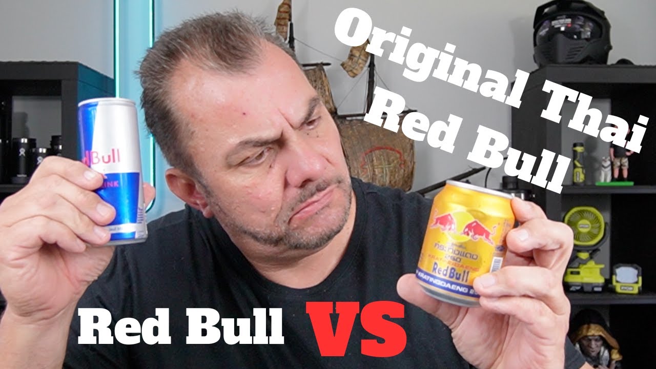 Red Bull vs Original Thai Red Bull - Full Review - Krating Daeng