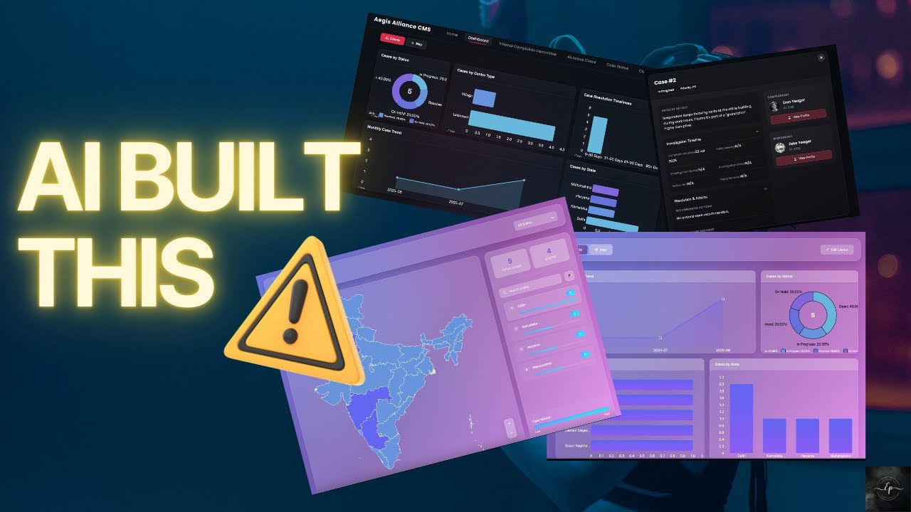 I Used AI to Vibecode an Entire CMS Dashboard (Supabase + amCharts)