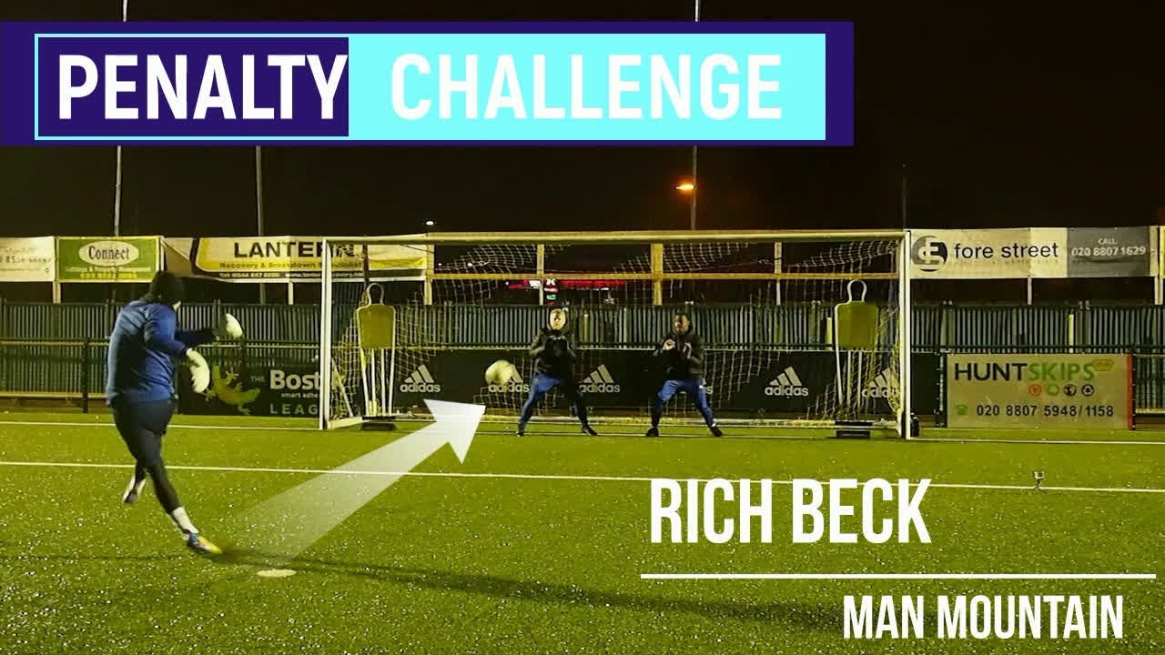 Penalty challenge vs Hashtag's Man Mountain Rich Beck!