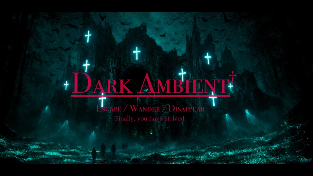 Haunted Forest Dark Ambient to Get Lost 🌲 3 Hours † The Moonlit Grove of Wandering Spirits F0023