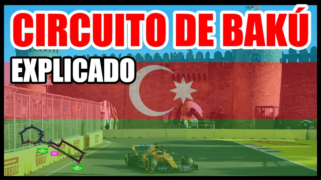 CIRCUITO de BAKÚ 🚨  Formula 1: Técnica ✅ *SET UP* 💥 | Circuito de Azerbaiyán F1: EXPLICADO | GP 2020