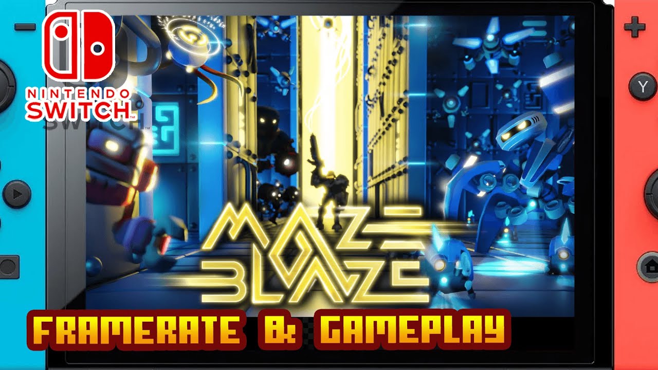 Maze Blaze - (Nintendo Switch) - Framerate & Gameplay
