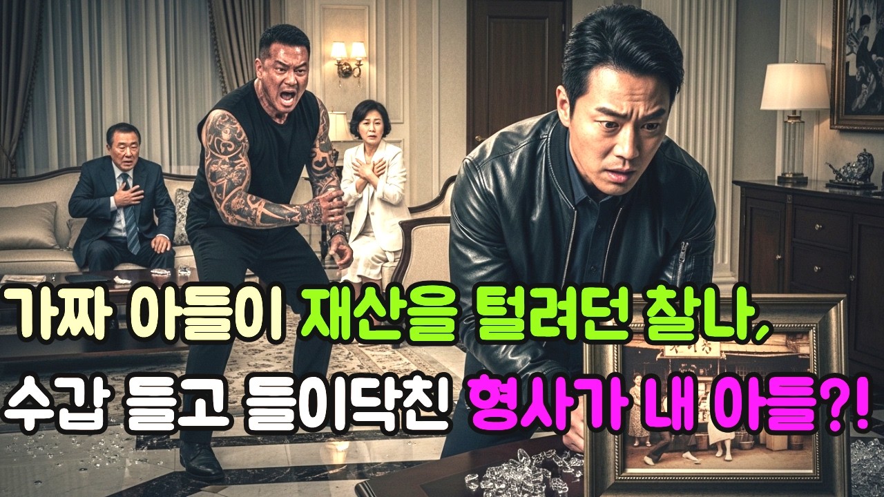 전과 10범 아들 행패에 피눈물 흘리던 재벌 회장, 진실은 그 놈 잡으러 온 형사가...?!