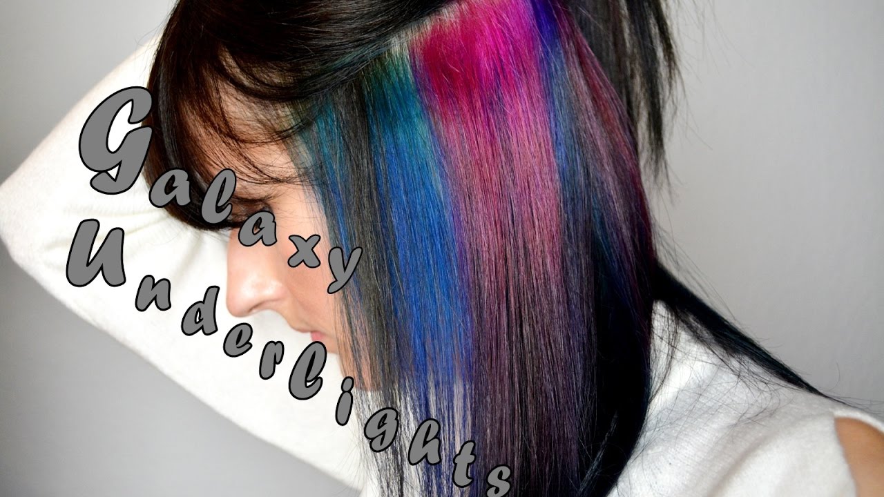 DIY GALAXY UNDERLIGHTS / BUNTE HAARE SELBER FÄRBEN / MandysChaosKanälchen