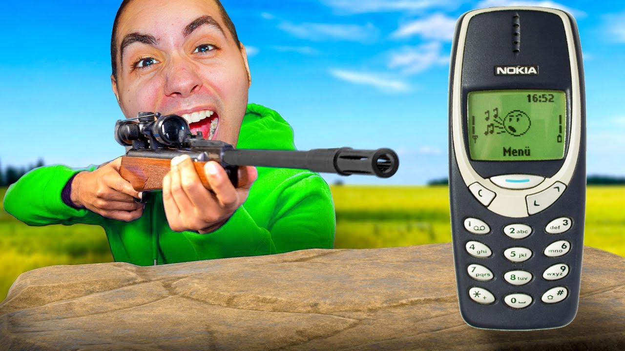 PROVO A ROMPERE IL TELEFONO INDISTRUTTIBILE NOKIA 3310!!