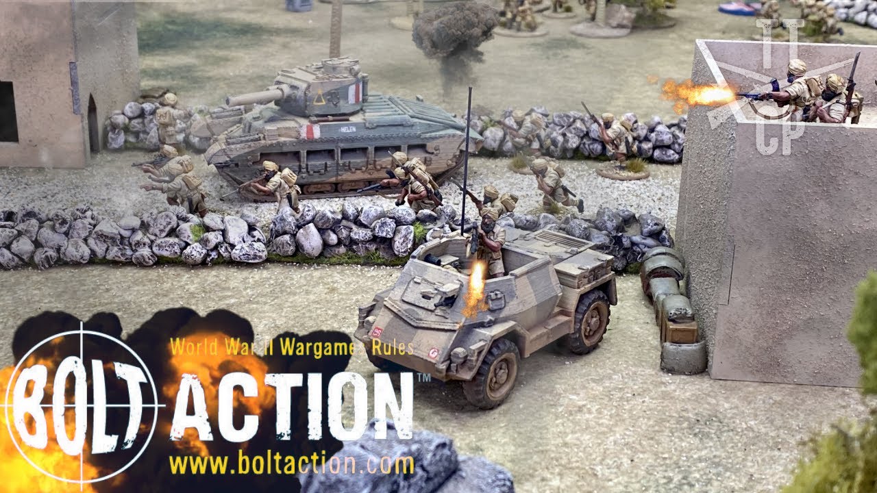 Tabletop CP: Bolt Action Battle Report- Desert Supply Drop