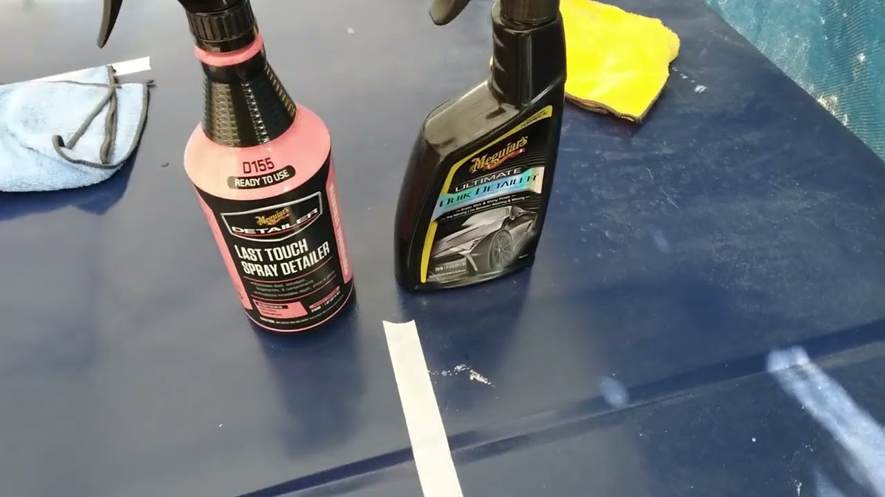 Meguiar's Ultimate Detailer против Meguiar's Last Touch Detailer: кто победит?