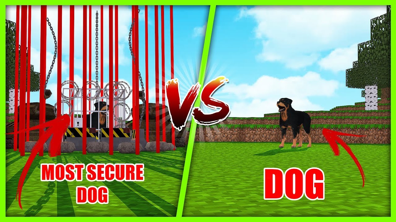 MOST SECURE BASE CHALLENGE - GUARD DOGS! w/ Scuba Steve