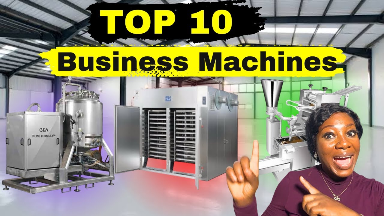10 Cheap High-Value Machines That Will Guarantee You 80% Return On Investment In Africa