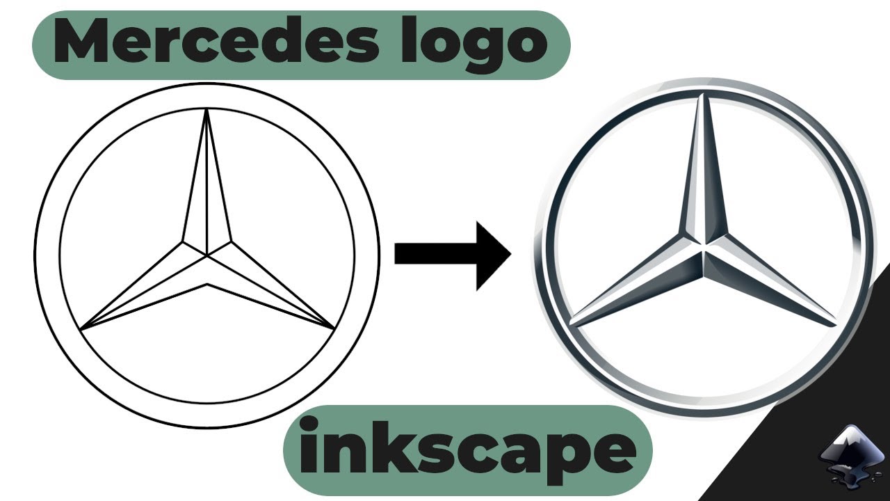 🚗This is how we make Mercedes Benz logo. 🤯 #logo #graphicdesign #