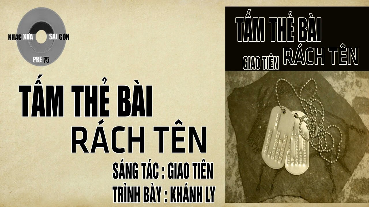TẤM THẺ BÀI RÁCH | Giao Tiên | Khánh Ly