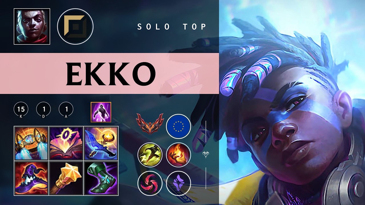 Ekko Top vs Malphite - EUW Grandmaster Patch 26.04