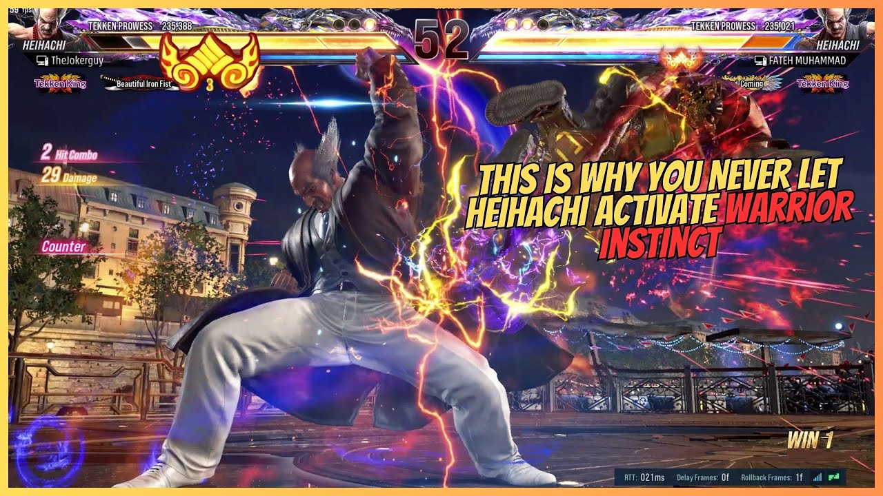 This Is Why You NEVER Let Heihachi Activate Warrior Instinct