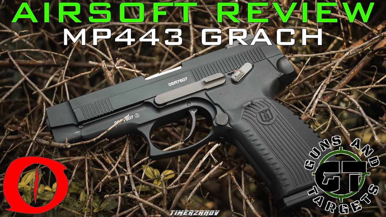 Airsoft Review #86 Raptor MP443 Grach Gaz Blowback (GUNS AND TARGETS) [FR]