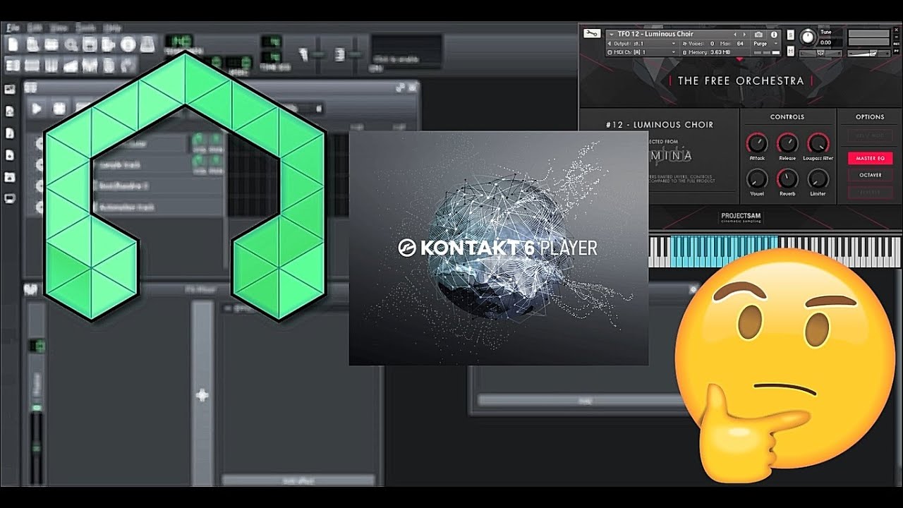 I Used The Free Orchestra for Kontakt 6 Player to make Epic Music in LMMS