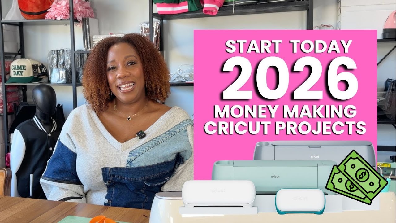 5 BEST & EASY Cricut Projects To Sell In 2026 | Cricut Crafts That Make You $$$