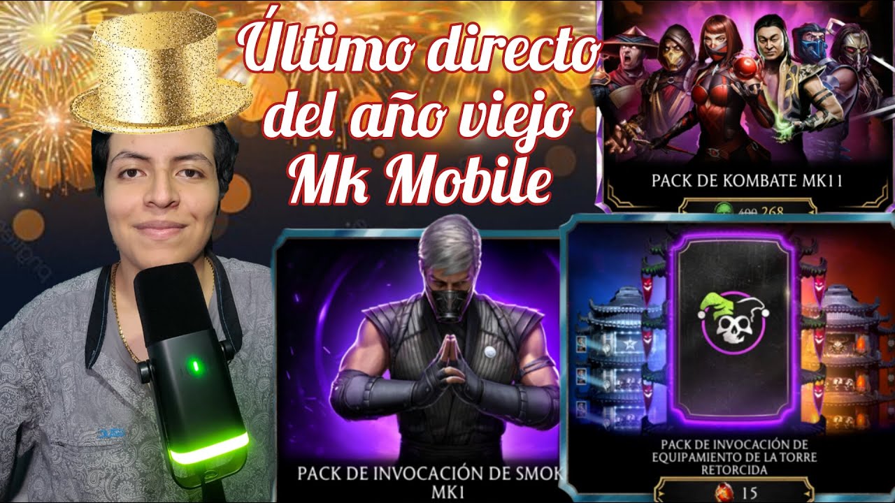Último Directo del Año Viejo, jugando la Batalla 200 de la Torre Retorcida Fatal y más | Mk Mobile