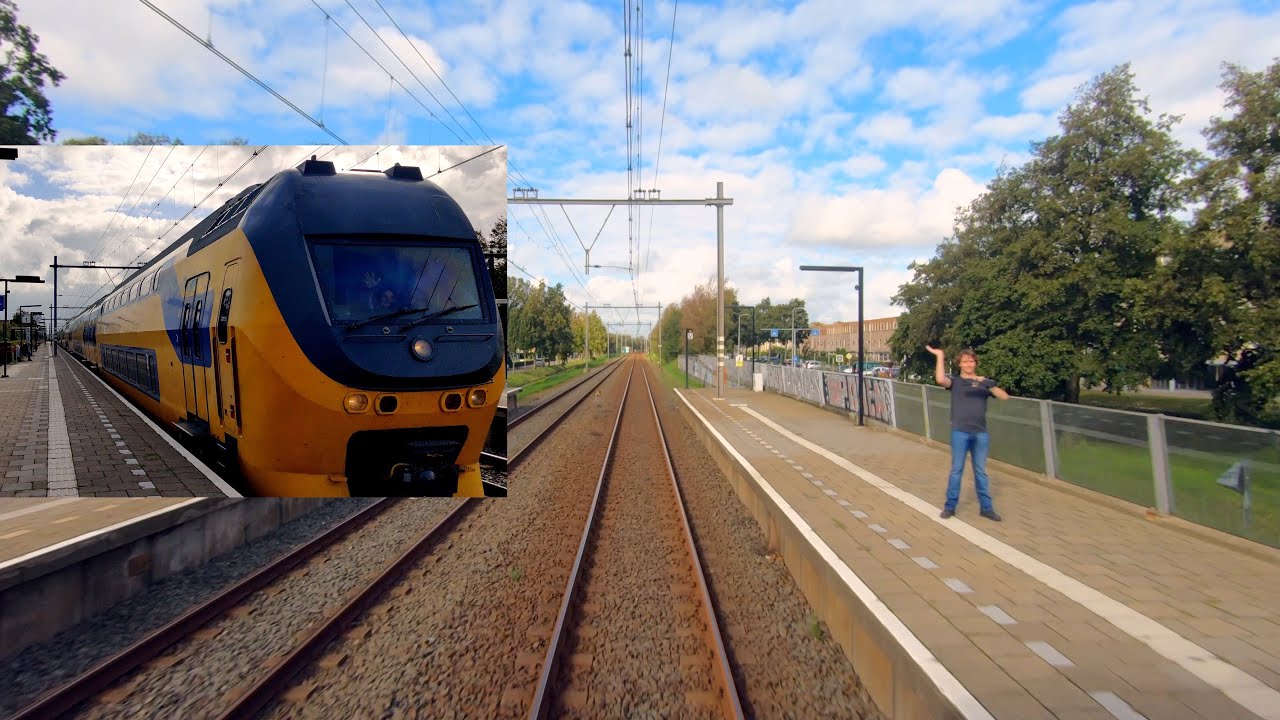 Train Spotter at Voorhout! Den Haag - Amsterdam CABVIEW HOLLAND VIRM 7okt 2020