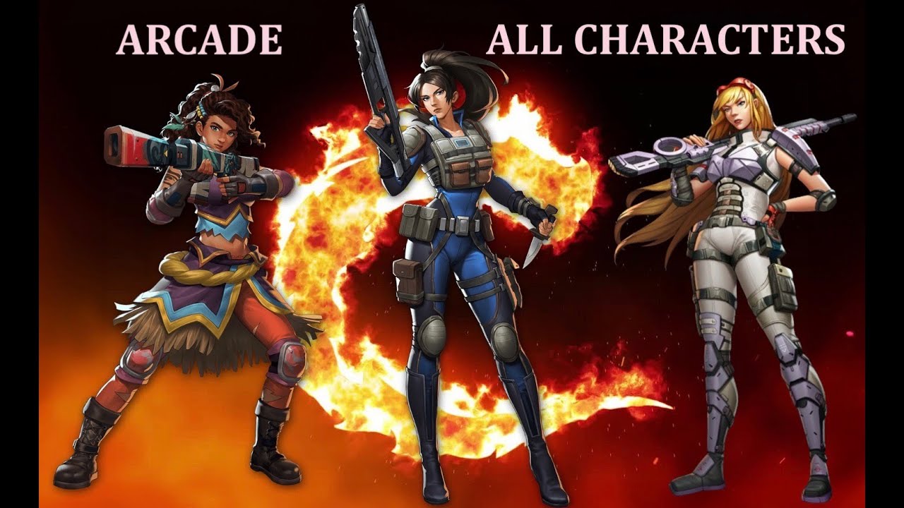Contra operation Galuga All characters gameplay