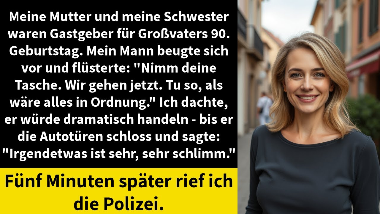 Meine Mutter und meine Schwester waren Gastgeber für Großvaters 90. Geburtstag.