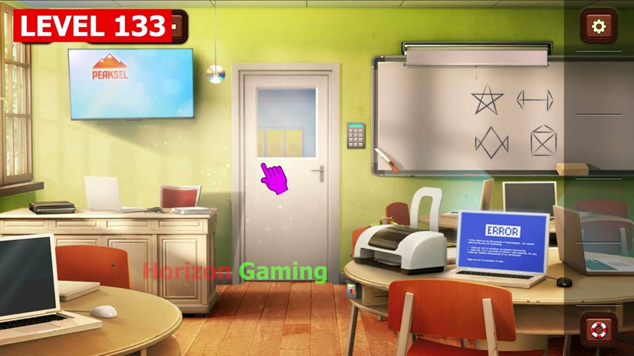 100 Doors Games Escape From School LEVEL 133 - Gameplay Walkthrough Android IOS
