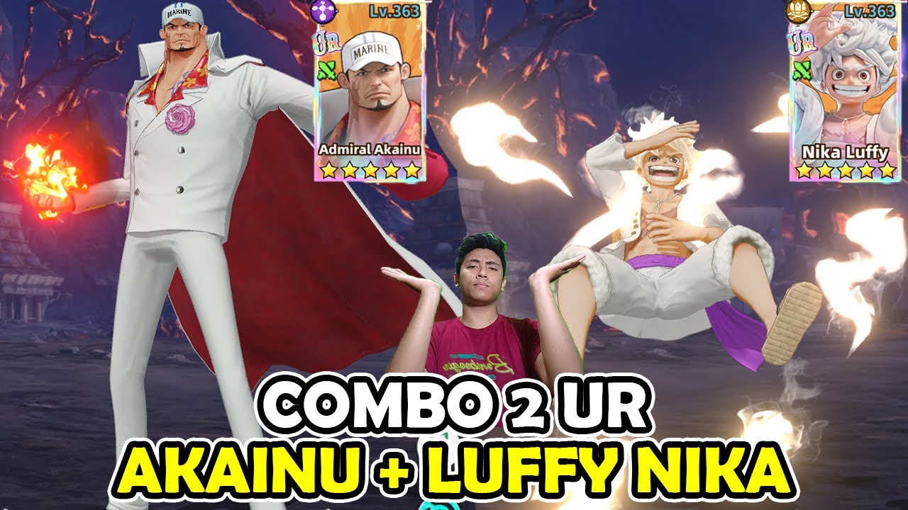 COMBO TERKUAT SAAT INI ?? UR AKAINU DAN UR LUFFY NIKA DALAM 1 LINE UP -  SAILING TREASURE