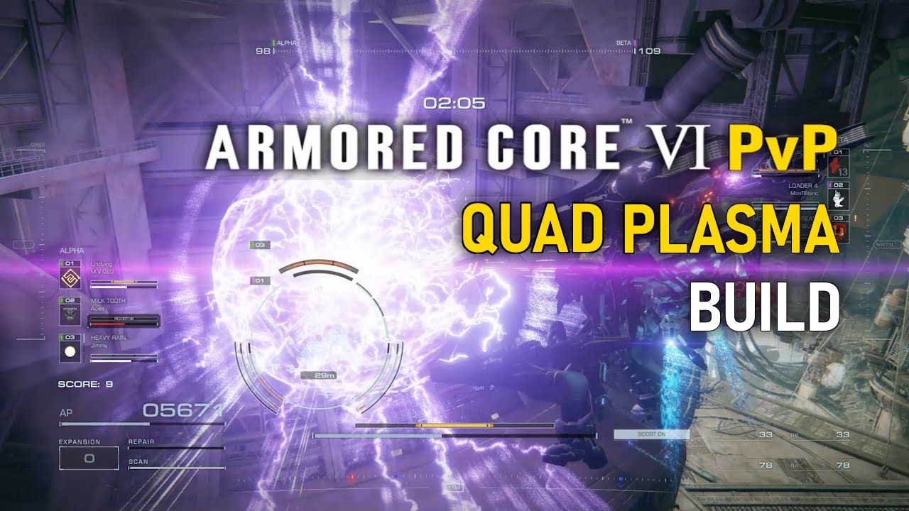 Armored Core 6 PvP - Quad Plasma build