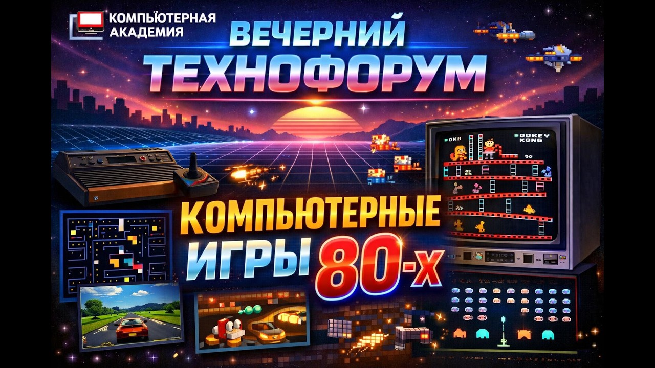 Вечерний технофорум на канале Компьютерная академия 11 апреля 2026