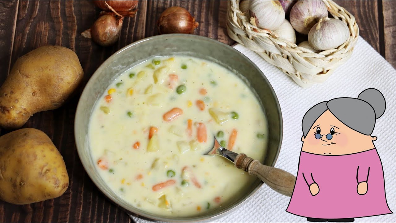 Omis schnelle, einfache Gem&uuml;sesuppe - Suppe f&uuml;r Kinder - Suppe mit Tiefk&uuml;hlgem&uuml;se