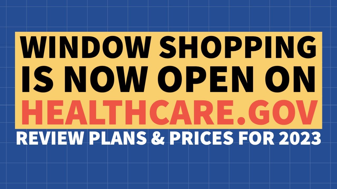 Window Shopping HealthCare.Gov