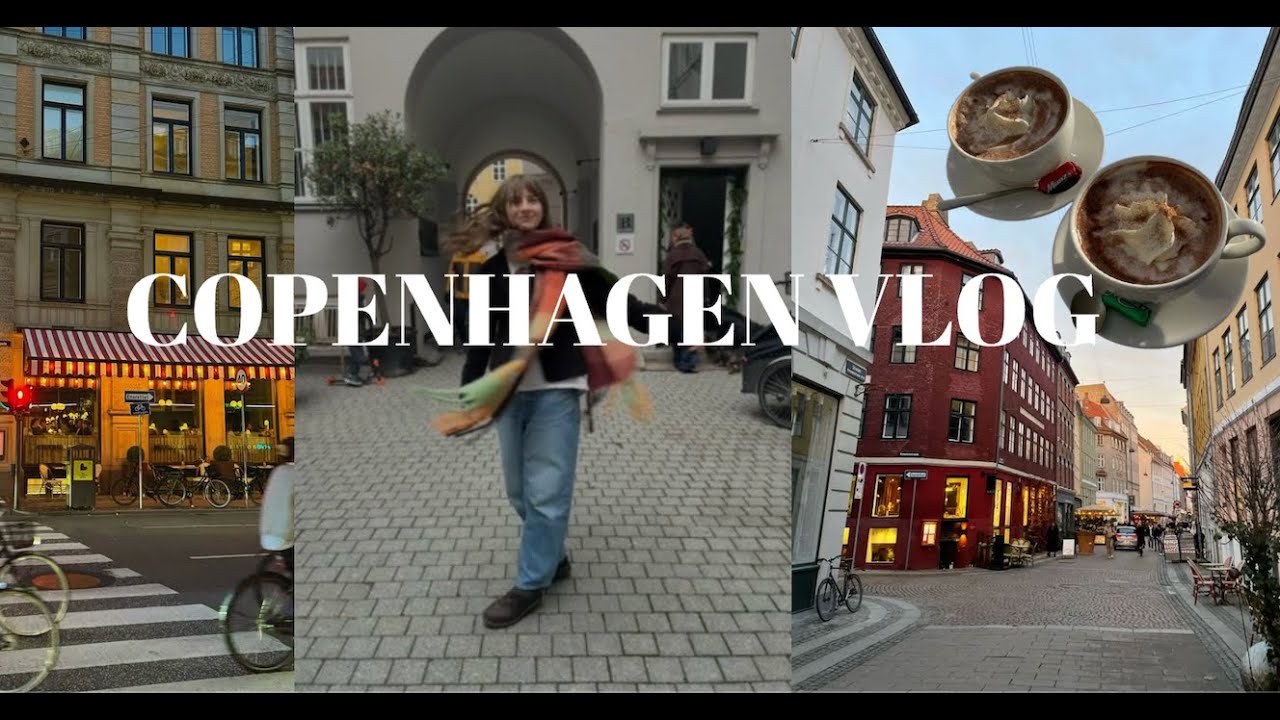 we went to copenhagen to see radiohead! 🍨 cafes, thrifting, shopping