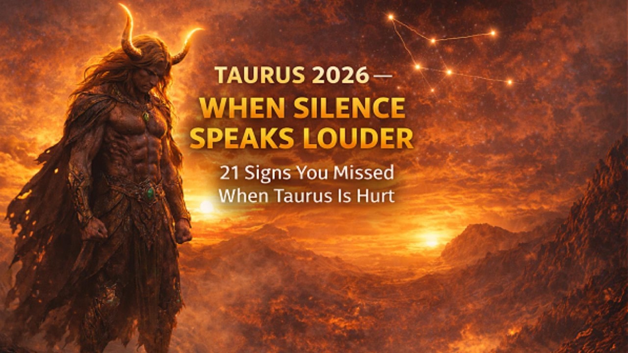 “How a Taurus Reacts When Emotionally Hurt in 2026 — 21 Silent Signs You Missed”