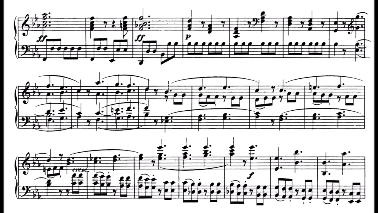 Beethoven - Piano Sonata No. 4 in E-flat major, Op. 7 (Score)