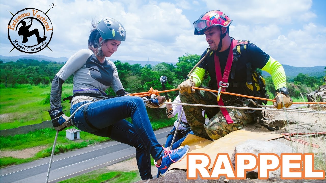 Rapelismo Deportivo con Extremo Vertical | Rappel en roca | curso de rappel | rappel venezuela