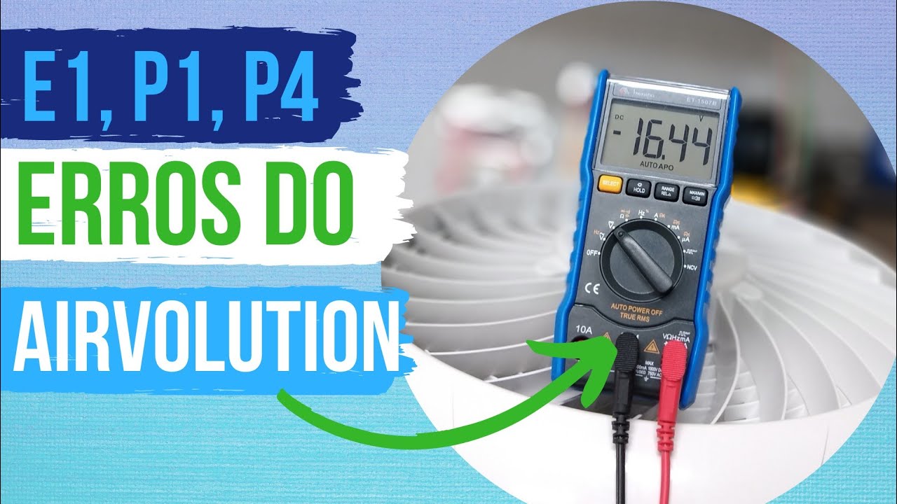 Voce sabe QUAIS os códigos erro que MAIS acontecem no ar condicionado Midea inverter Airvolution
