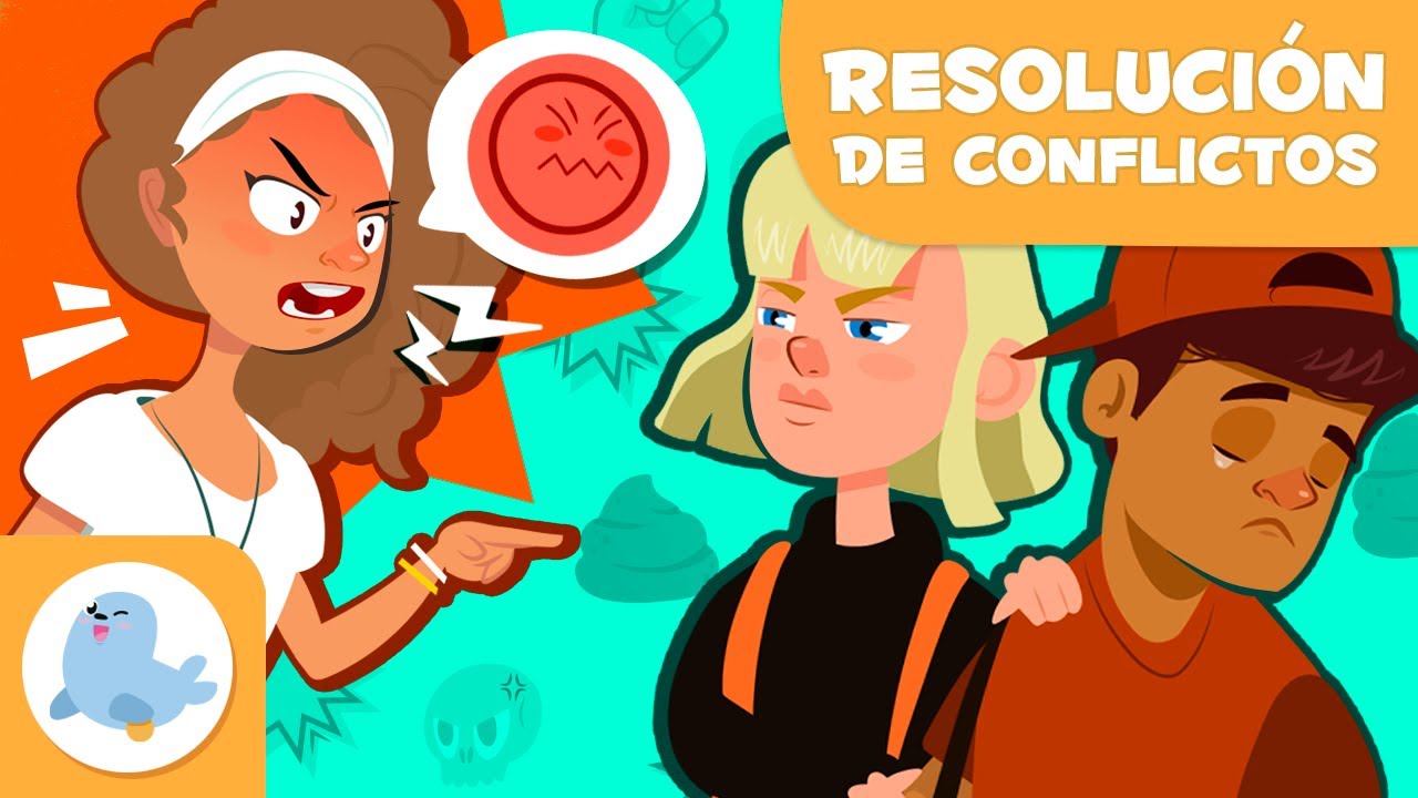 RESOLUCI&Oacute;N DE CONFLICTOS para ni&ntilde;os 🤝 Asertivo 😡 Agresivo 😞 Pasivo 😒 Pasivo-agresivo